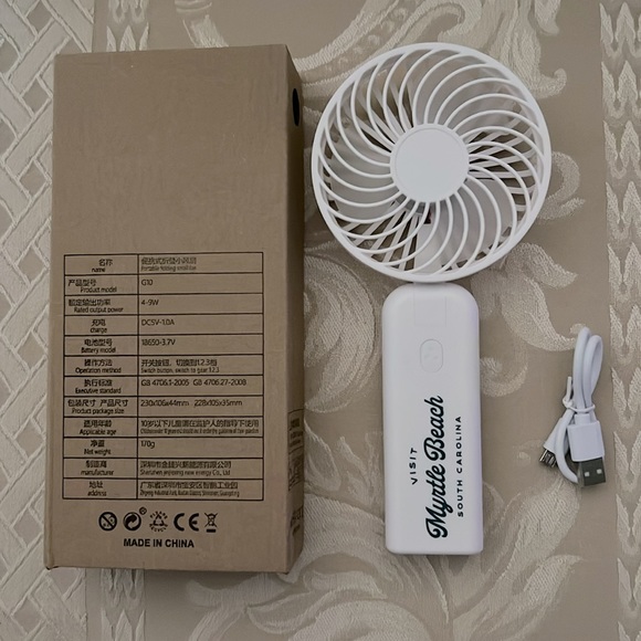 Portable Hand Fan for on the Go! Visit Myrtle Beach, South Carolina, Brand, New! - Picture 3 of 4